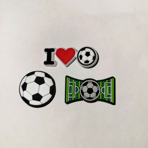 Jibbitz Accessories 3 Assorted Soccer Jibbitz Charms Poshmark